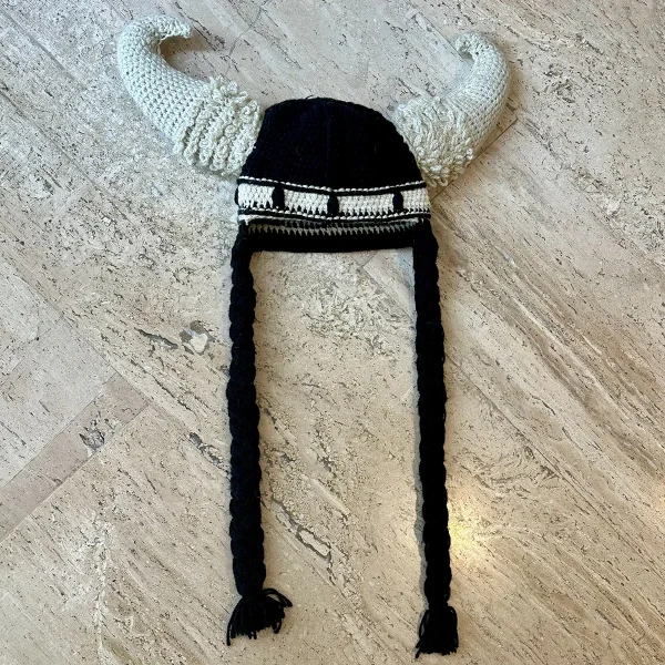 The Braided Viking - black helmet
